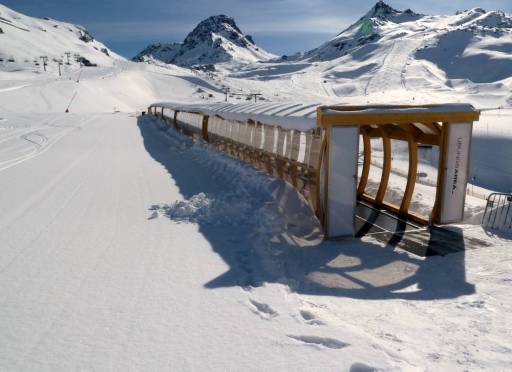 Übungsförderband auf der Idalp